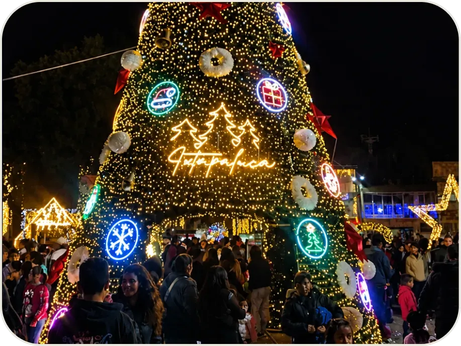 Proyecto de iluminación de gran escala